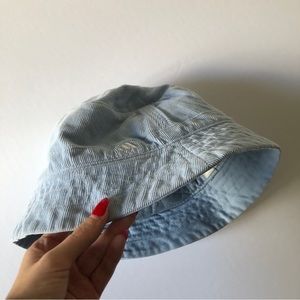 Adidas Light Blue Corduroy Bucket Hat